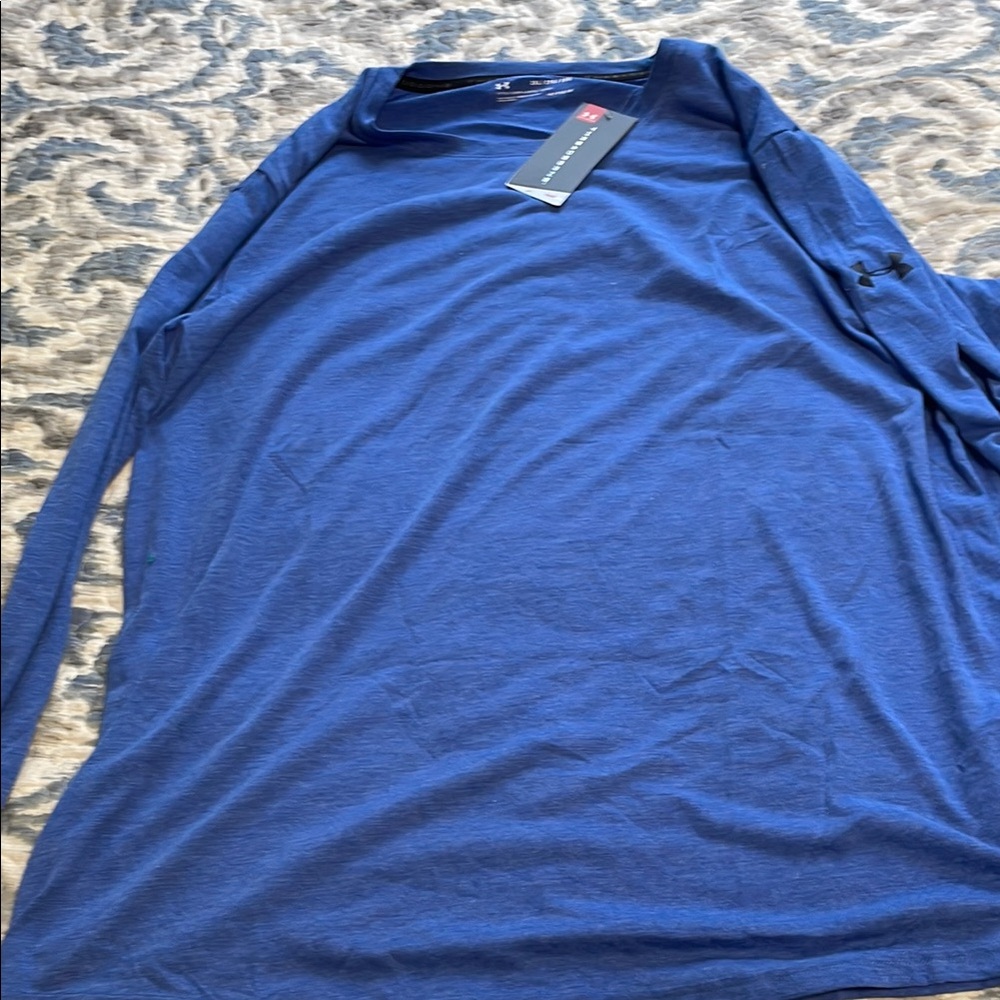 Under Armour Blue Long Sleeve Tee